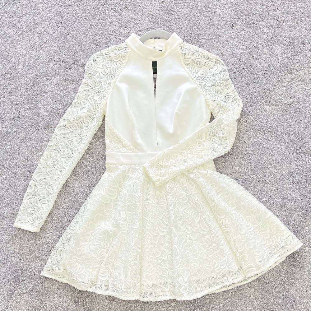 Bebe white dress